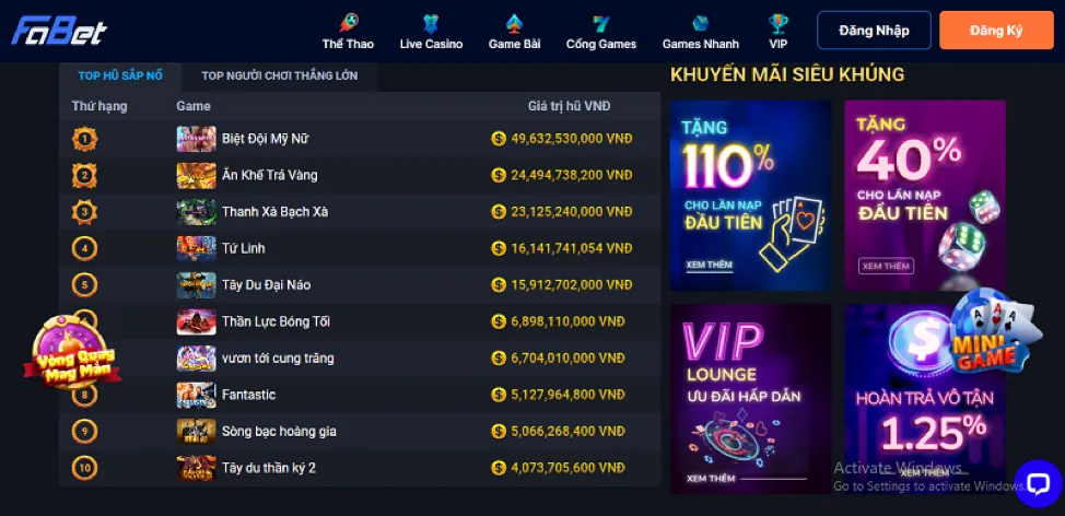Ưu đãi dành cho thành viên VIP x8bet